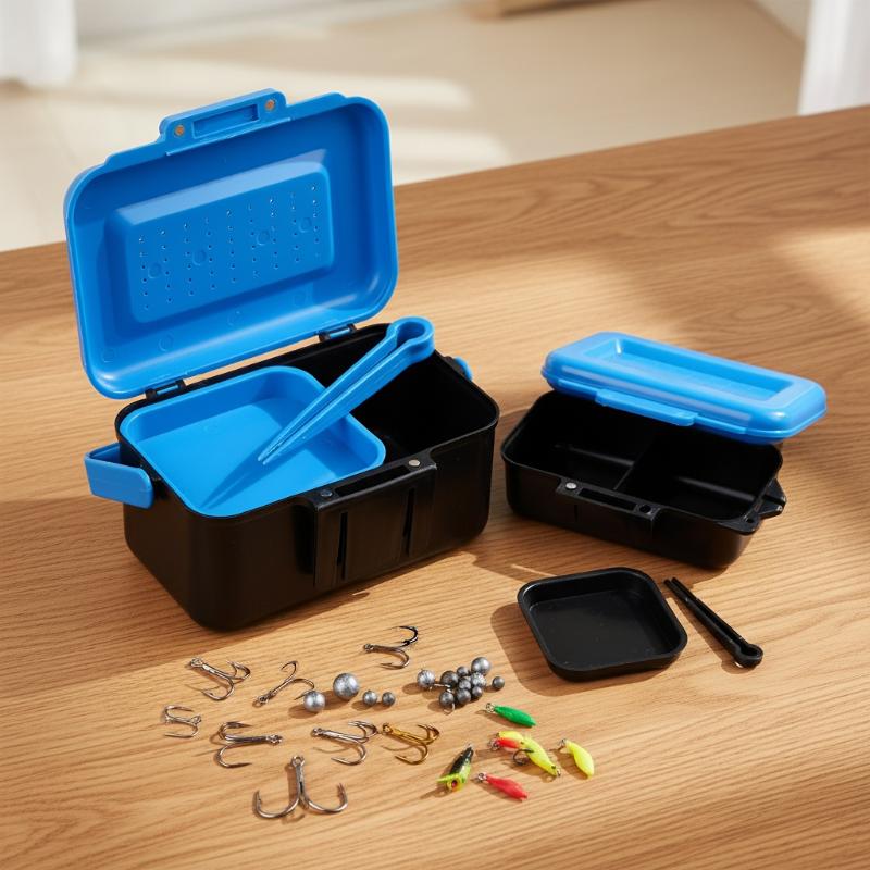 Fishing Lure Box - Caixa de Pesca Portátil para Cintura,