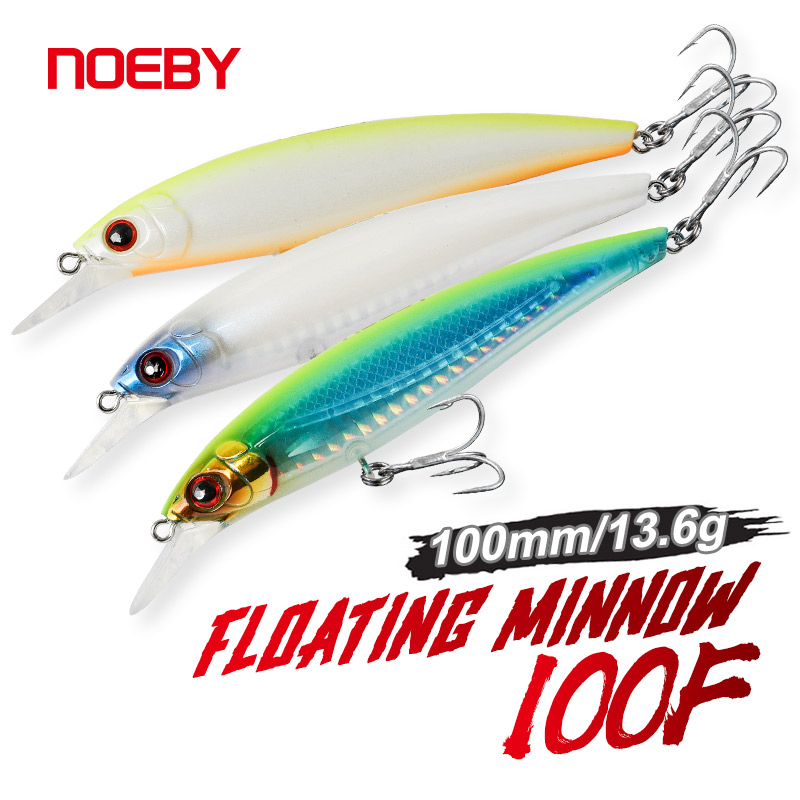 Fishing Lure Jerkbait - NOEBY 3 Peças Isca Artificial Minnow