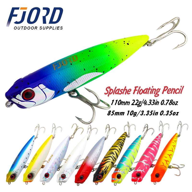 Fishing Lure Topwater - Fjord lápis flutuante 110mm 22g 85mm