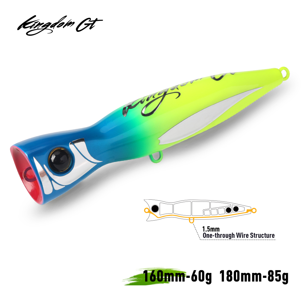 Kingdom gt topwater popper isc - Fishing Lure Buzzbait avaliação e preço