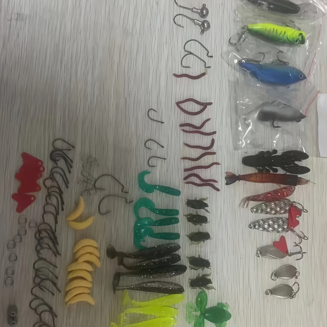 Kit de 133 Peças de Iscas de P - Fishing Lure Kit avaliação e preço