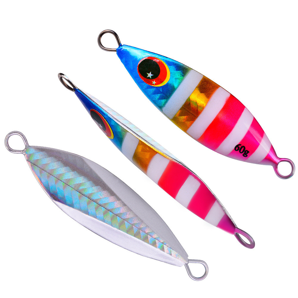 Metal lento gabarito isca dura - Fishing Lure Spoon avaliação e preço