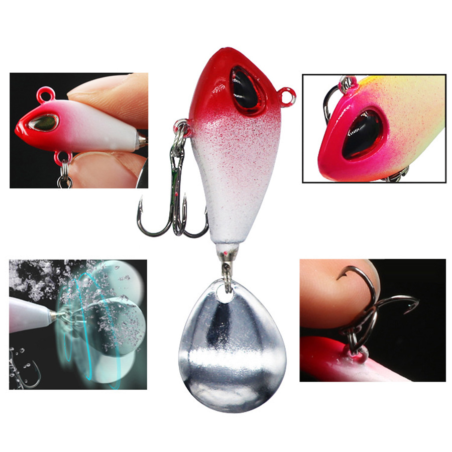 Isca de Pesca Metal Vib Micro  - Fishing Lure Blade Bait avaliação e preço