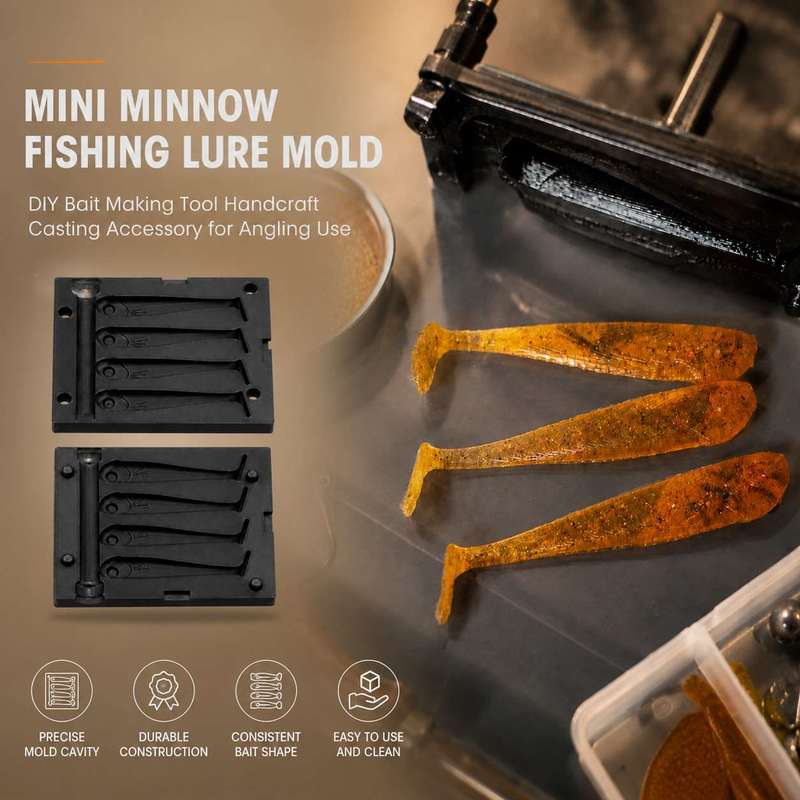 Molde para Iscas de Pesca Mini - Fishing Lure Making Kit avaliação e preço