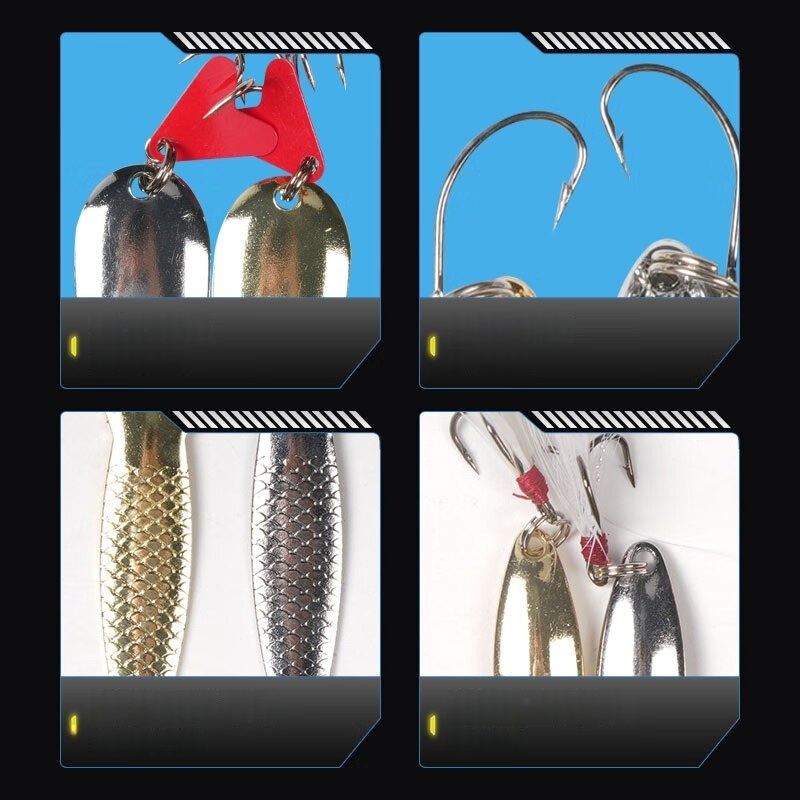 Kit de Iscas de Pesca com 16 P - Fishing Lure Spinner avaliação e preço